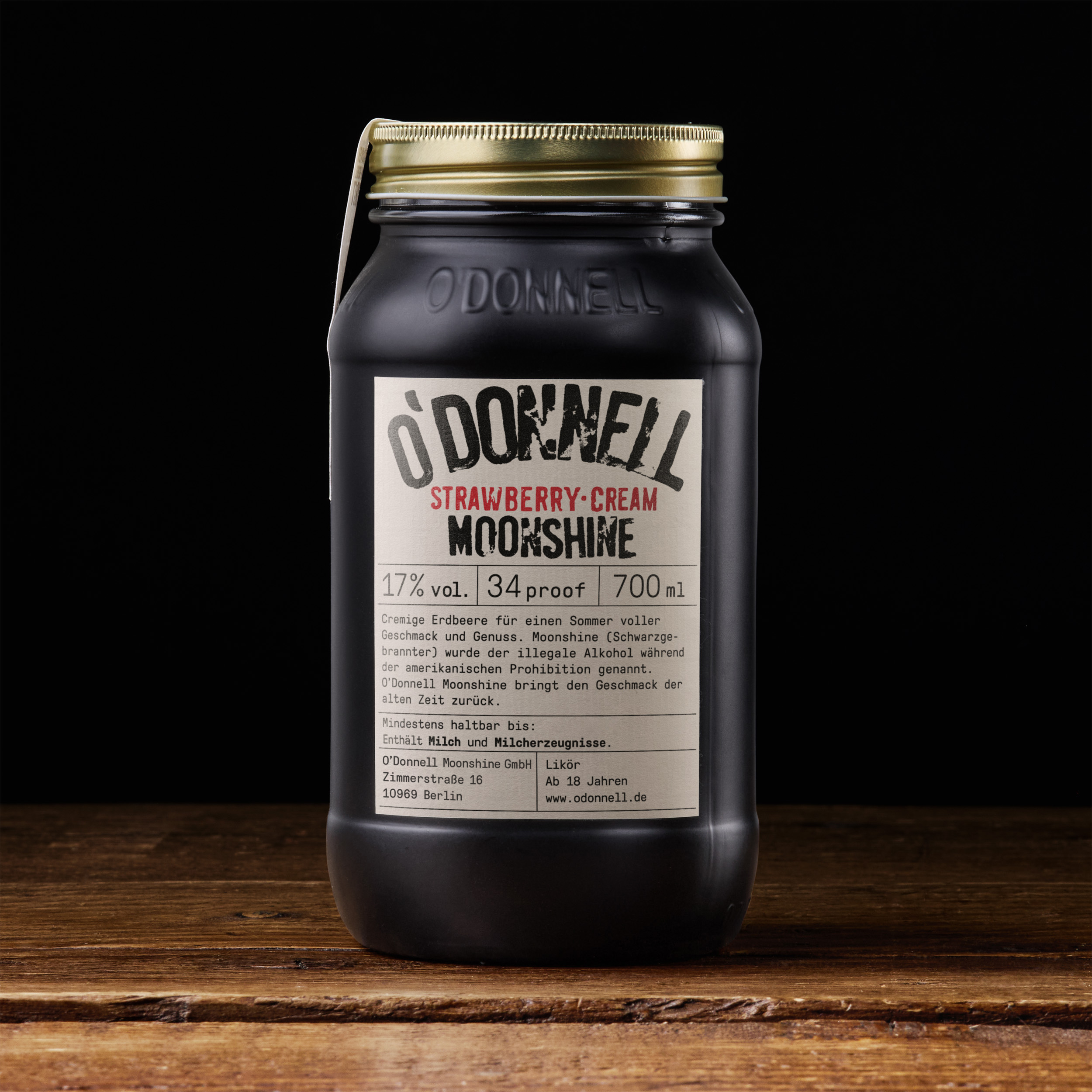 O´Donnell Moonshine Strawberry-Cream 17 %