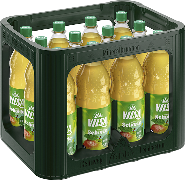 Vilsa Apfelschorle 12x1 L MW PET