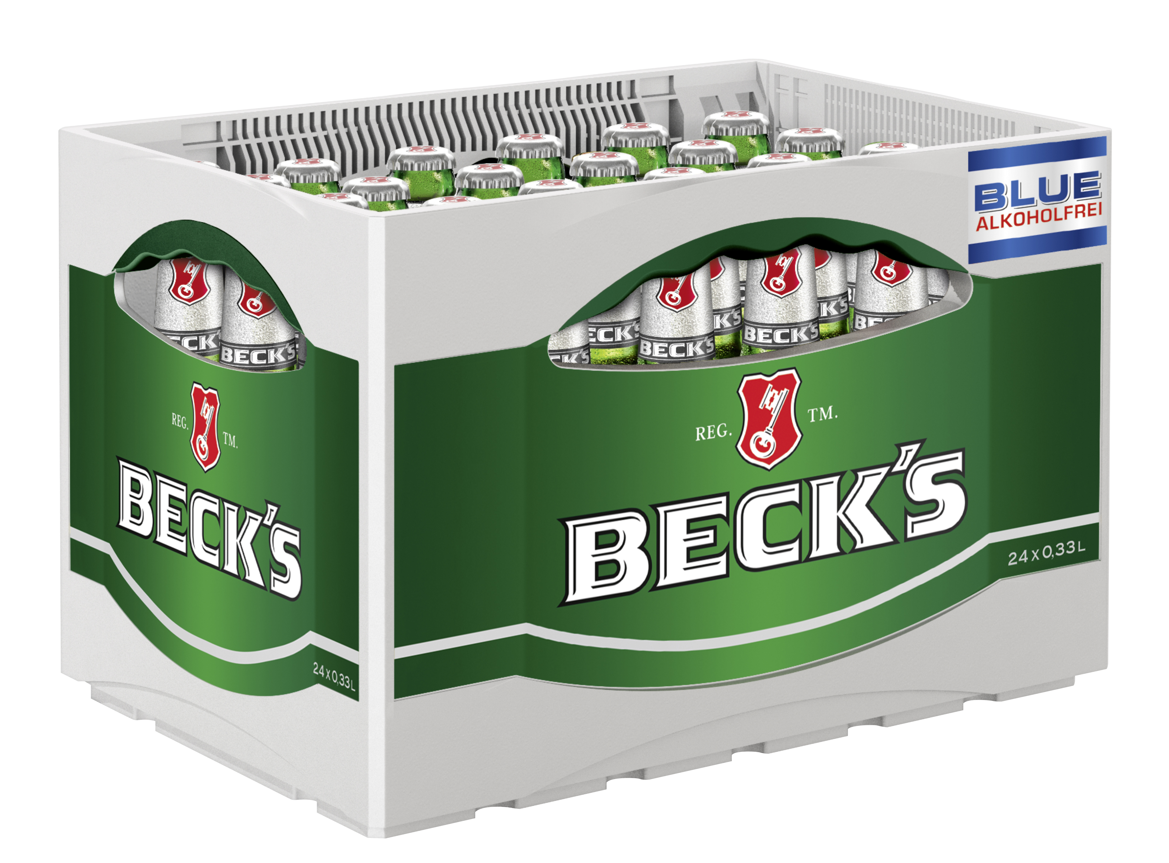 Becks Blue alk. frei 24x0,33 L MW 