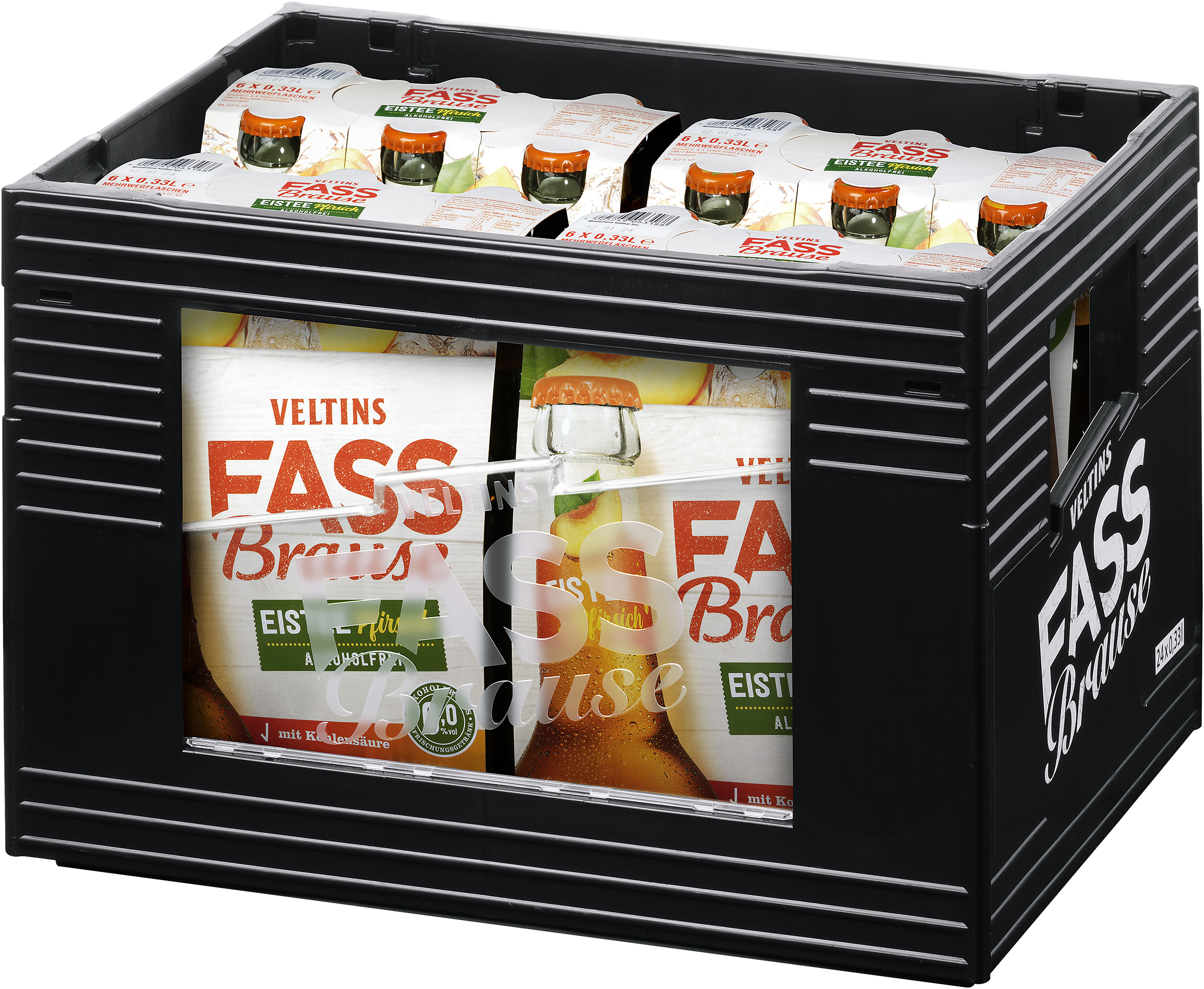Veltins Fassbrause Eistee Pfirsich 4x6x0,33 L MW